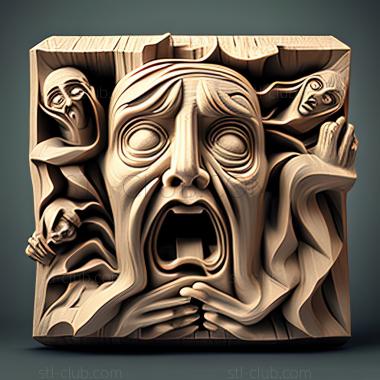 3D модель St Evil Days Pound of Ground игра (STL)